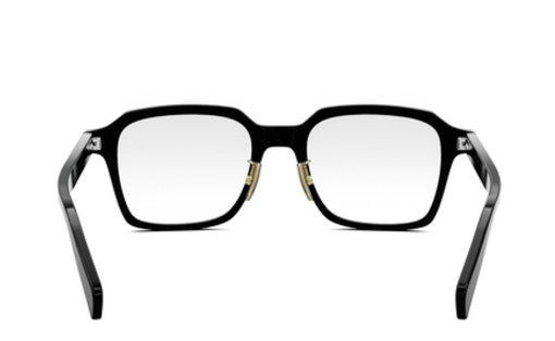 Celine THIN CL50139F 001 Shiny Black Geometric Men's Eyeglasses