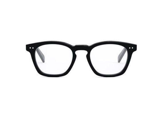 Celine THIN CL50129I 001 Shiny Black Square Men's Eyeglasses