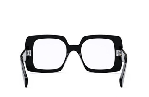 Celine TRIOMPHE CL50121I 001 Shiny Black Oversized Square Women's Eyeglasses