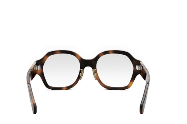 Celine TRIOMPHE CL50134F 053 Shiny Havana Geometric Women's Eyeglasses