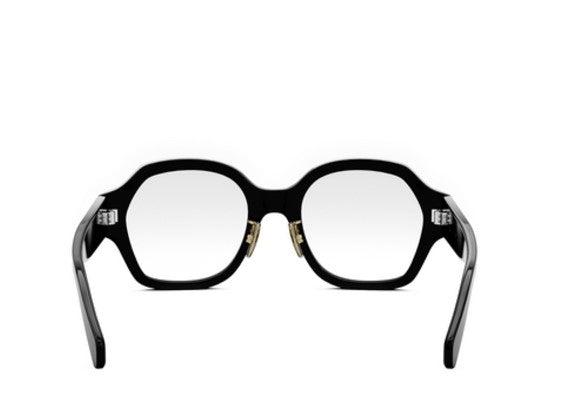 Celine TRIOMPHE CL50134F 001 Shiny Black Geometric Women's Eyeglasses