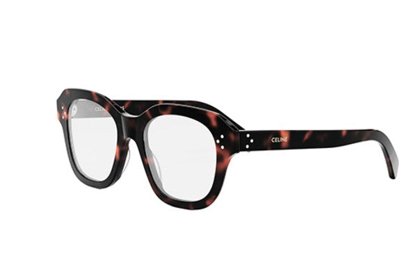 Celine 3 DOTS HD CL50124I 052 Shiny Dark Havana 50mm Butterfly Women's Eyeglasses