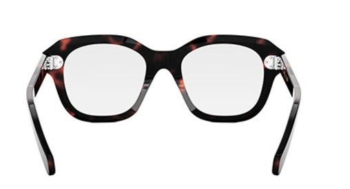 Celine 3 DOTS HD CL50124I 052 Shiny Dark Havana 50mm Butterfly Women's Eyeglasses