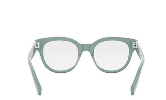 Celine 3 DOTS CL50109I 095 Light Green 51mm Round Women's Eyeglasses