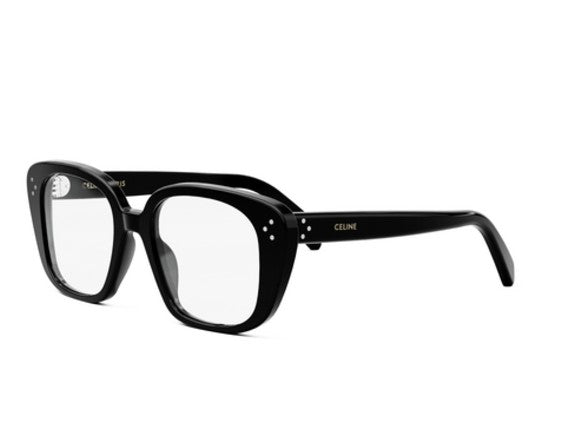 Celine 3 DOTS CL50136I 001 Shiny Black Butterfly Women's Eyeglasses