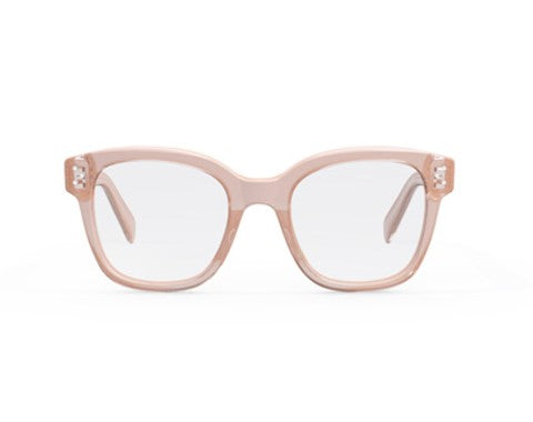 Celine 3 DOTS CL50086I 072 Shiny Light Pink Geometric Women's Eyeglasses