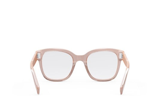 Celine 3 DOTS CL50086I 072 Shiny Light Pink Geometric Women's Eyeglasses