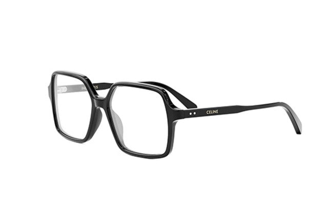 CELINE THIN CL50126I 001 Shiny Black Geometric Women's Eyeglasses