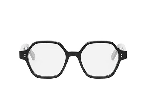 CELINE THIN CL50142I 001 Shiny Black Geometric Women's Eyeglasses