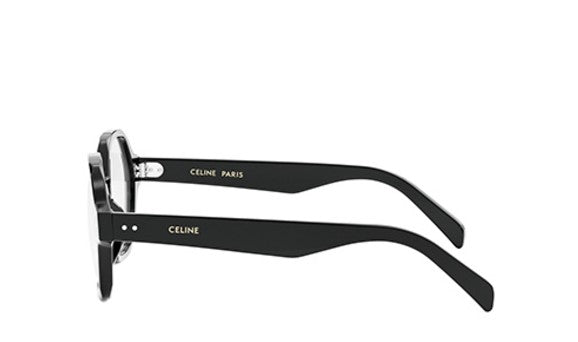 CELINE THIN CL50142I 001 Shiny Black Geometric Women's Eyeglasses