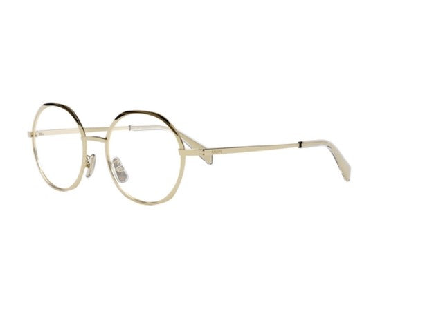 CELINE METAL CL50133U 030 Shiny Gold Geometric Women's Eyeglasses