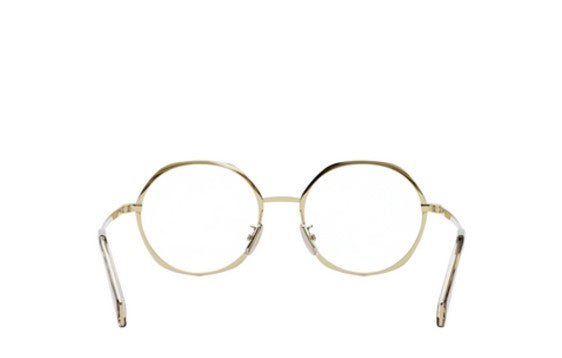 CELINE METAL CL50133U 030 Shiny Gold Geometric Women's Eyeglasses