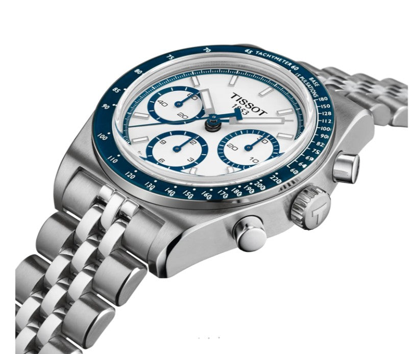 Tissot PR516 Automatic Chronograph 41mm White Dial Stainless steel Men's Watch T1494621101100