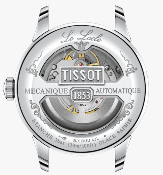 Tissot Le Locle Collection Powermatic 80 Green Dial with Grey Bracelet Automatic Men's Watch T0064071109300