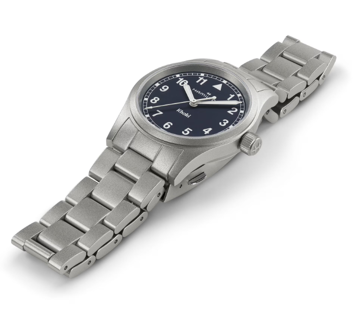 Hamilton Khaki Field Quartz Blue Dial 33mm Men's Watch H69301140
