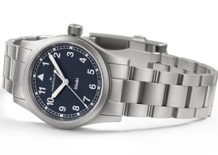 Hamilton Khaki Field Quartz Blue Dial 33mm Men's Watch H69301140