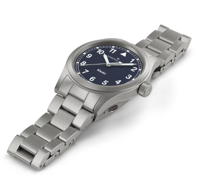 Hamilton Khaki Field Quartz Blue Dial 38mm Men's Watch H69401140