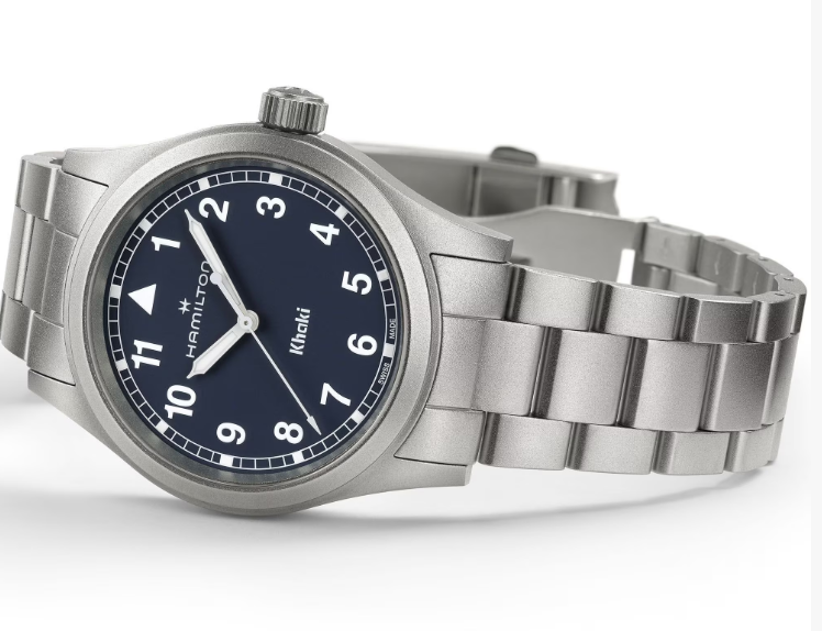 Hamilton Khaki Field Quartz Blue Dial 38mm Men's Watch H69401140