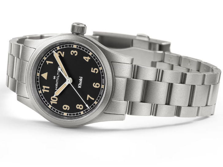 Hamilton Khaki Field Quartz Black Dial 33mm Men's Watch H69301131.