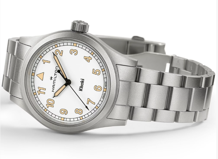 Hamilton Khaki Field Quartz White Dial 38mm Men's Watch H69401110