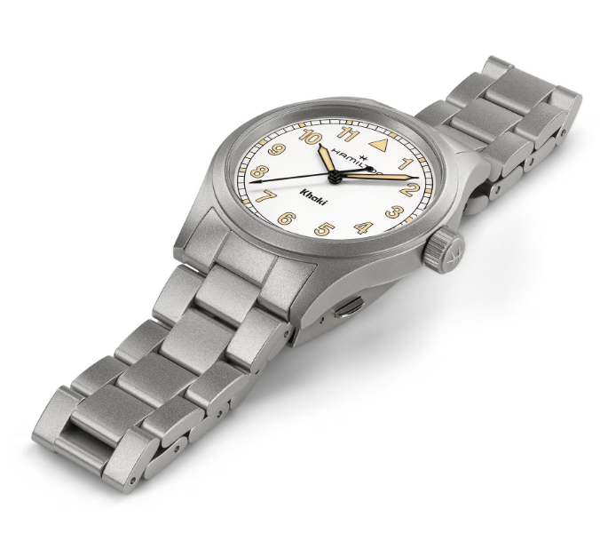 Hamilton Khaki Field Quartz White Dial 38mm Men's Watch H69401110
