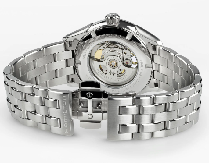 Hamilton Jazzmaster Open Heart Lady Auto Automatic 42mm Blue Dial Watch H32705140