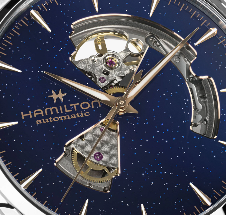Hamilton Jazzmaster Open Heart Lady Auto Blue Dial 42 mm Women's Watch H32215642