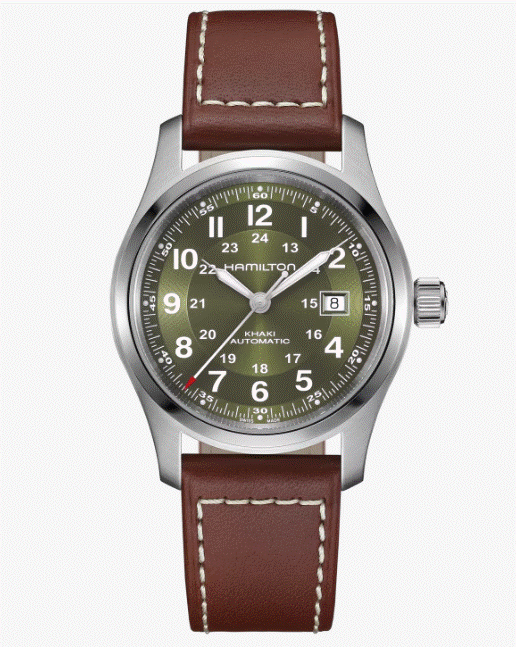 Hamilton Khaki Field Blue dial Auto 38mm Men's Watch H70455560.