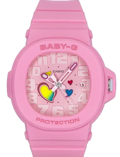 Casio Playful Hearts Series BGA-10 Series Pink Women's Watch BGA10-4A