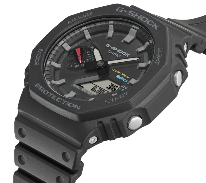 Casio G-Shock 2100 Series Analog & Digital Black Dial Men's Watch GAB2100-1A