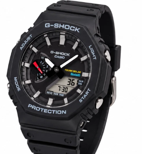 Casio G-Shock 2100 Series Analog & Digital Black Dial Men's Watch GAB2100-1A