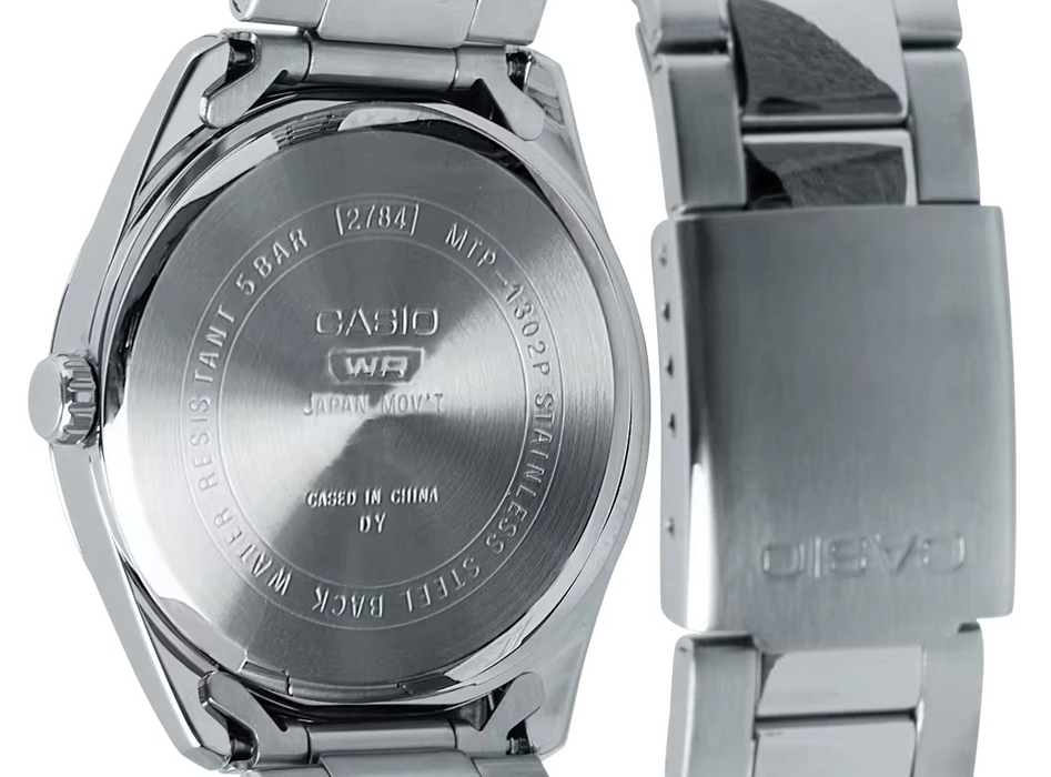 Casio Ice blue 38.5mm Dial Stainless Steel Men's Watch MTP1302PEC-2A