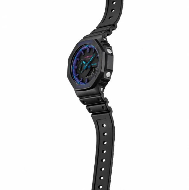 Casio G-Shock 2100 Series Analog & Digital Black Dial and Resin Band GA2100VB-1A