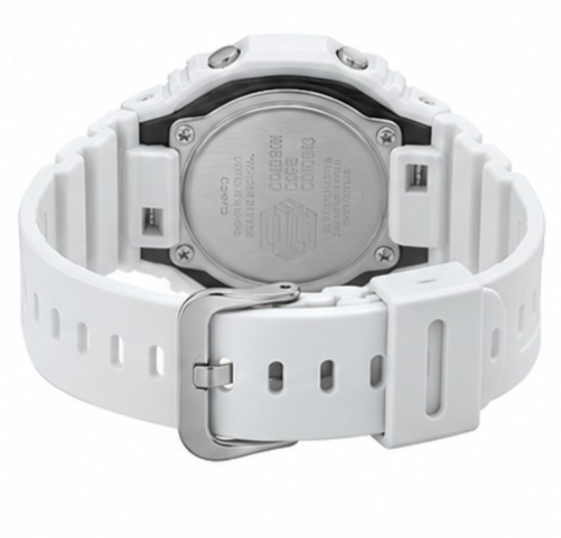 Casio G-Shock Analog & Digital Black Dial White Resin Men's Watch GA2100-7A