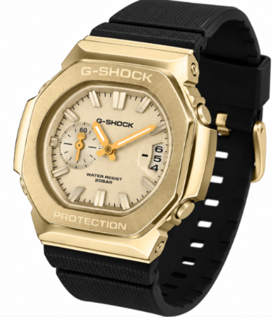 Casio G-Shock G-STEEL 2500 Series Gold Dial/Black Men's Watch GMC2500G-9A