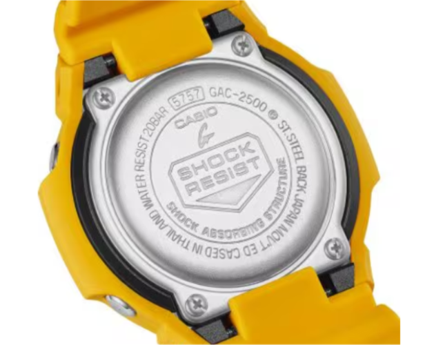 Casio G-Shock Analog 2500 Series Yellow Dial Men's Watch GAC2500-9A