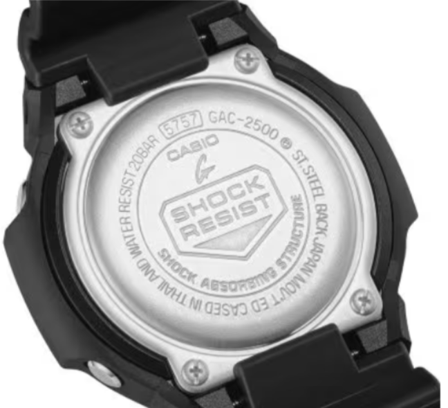 Casio G-Shock Analog 2500 Series Black Dial Men's Watch GAC2500-1A