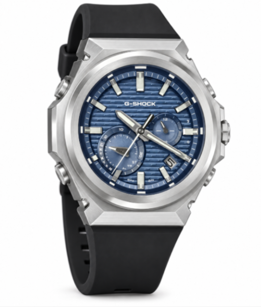Casio G-Shock G-Steel GST-B1000 Series Brick Pattern Blue Dial Watch GSTB1000-2A
