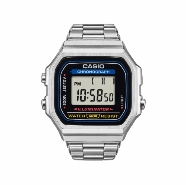 Casio Silver Ring Watch Digital Stainless steel Watch CRW002D-1A