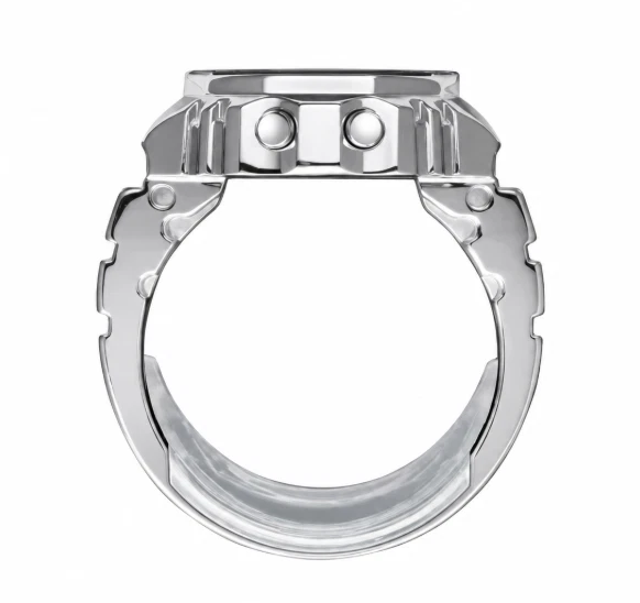 Casio Silver Ring Watch Digital Stainless steel Watch CRW002D-1A