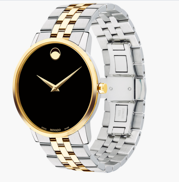 Movado Museum Classic Two-Tone 40mm Unisex Watch 0607200