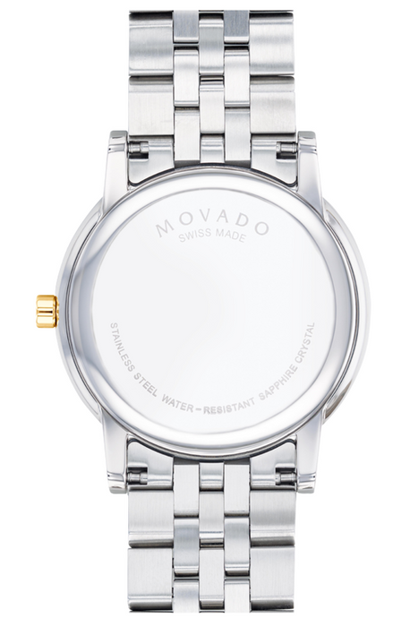 Movado Museum Classic Two-Tone 40mm Unisex Watch 0607200