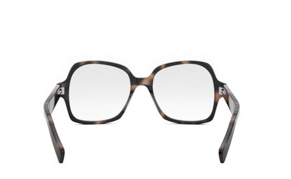 Celine THIN CL50148I 055 Shiny Coloured Havana Geometric Women's Eyeglasses