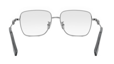 Fendi O'LOCK FE50102F 012 Grey Squared Metal Men's Eyeglasses.