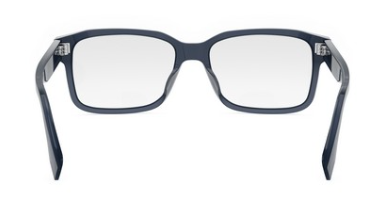 FENDI FE50030I 089 Turquoise Clear Geometric Men's Eyeglasses.