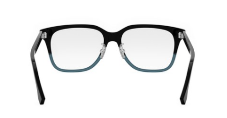 FENDI Fine FE50090F 005 Black Round Men's Eyeglasses