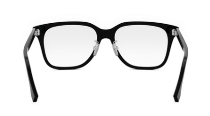 FENDI Fine FE50090F 001 Shiny Black Round Men's Eyeglasses