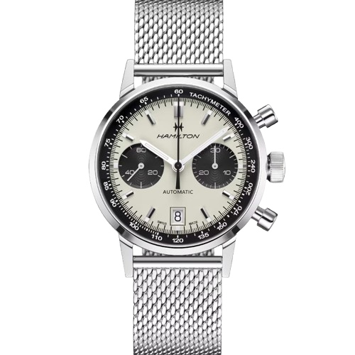Hamilton American Classic Auto Chronograph White Dial Men's Watch H38416111