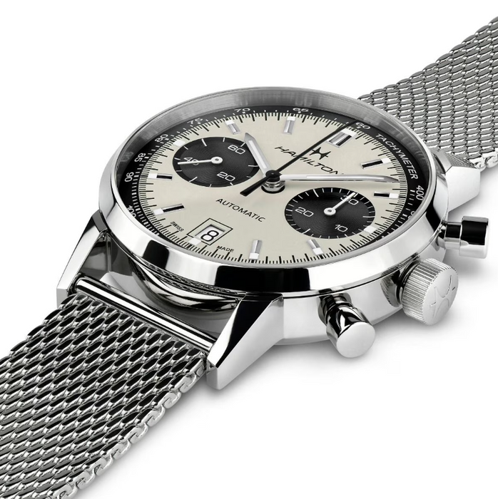 Hamilton American Classic Auto Chronograph White Dial Men's Watch H38416111