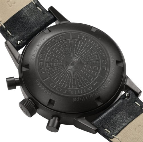 Hamilton American Classic Intra-Matic Auto Chrono Black Dial 40mm Men's Watch H38446730